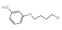 1-(4-溴丁氧基)-3-甲基苯结构式