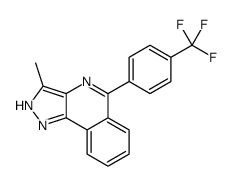 3-methyl-5-[4-(trifluoromethyl)phenyl]-2H-pyrazolo[4,3-c]isoquinoline结构式