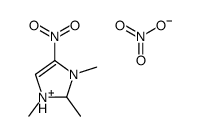 1,2,3-trimethyl-4-nitro-1,2-dihydroimidazol-1-ium,nitrate Structure