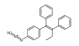 1-azido-4-(1,2-diphenylbut-1-enyl)benzene结构式
