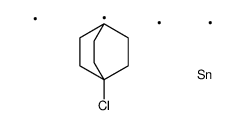(1-chloro-4-bicyclo[2.2.2]octanyl)-trimethylstannane结构式