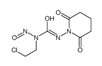 1-(2-chloroethyl)-3-(2,6-dioxopiperidin-1-yl)-1-nitrosourea Structure