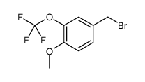 4-Methoxy-3-(trifluoromethoxy)benzyl bromide Structure
