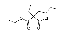 ethyl-butyl-malonic acid ethyl ester chloride结构式