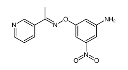 Ethanone, 1-(3-pyridinyl)-, O-(3-amino-5-nitrophenyl)oxime结构式