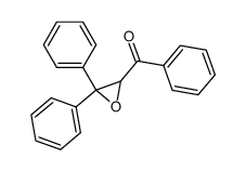 (3,3-diphenyloxiran-2-yl)(phenyl)methanone结构式