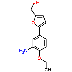 [5-(3-Amino-4-ethoxyphenyl)-2-furyl]methanol结构式