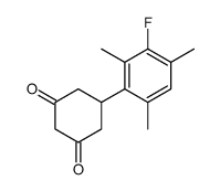 5-(3-fluoro-2,4,6-trimethylphenyl)cyclohexane-1,3-dione Structure