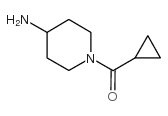 (4-氨基-哌啶-1-基)-环丙基-甲酮结构式