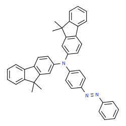 4-[双(9,9-二甲基芴-2-基)氨基]偶氮苯结构式