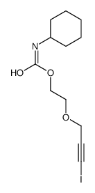 2-(3-iodoprop-2-ynoxy)ethyl N-cyclohexylcarbamate Structure
