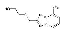 2-[(8-amino-[1,2,4]triazolo[1,5-a]pyridin-2-yl)methoxy]ethanol Structure