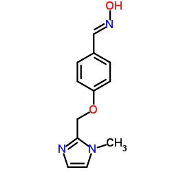 (E)-N-Hydroxy-1-{4-[(1-methyl-1H-imidazol-2-yl)methoxy]phenyl}methanimine Structure