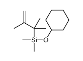 cyclohexyloxy-(2,3-dimethylbut-3-en-2-yl)-dimethylsilane Structure