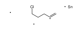 5-chloropent-1-en-2-yl(trimethyl)stannane Structure
