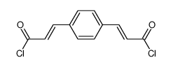 3,3'-(1,4-phenylene)bis[2-propenoyl chloride] Structure