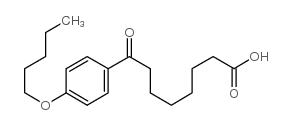 8-OXO-8-(4-PENTYLOXYPHENYL)OCTANOIC ACID结构式