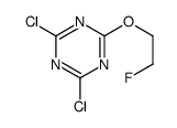 2,4-dichloro-6-(2-fluoroethoxy)-1,3,5-triazine Structure
