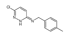 6-chloro-N-[(4-methylphenyl)methyl]pyridazin-3-amine Structure
