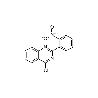 4-氯-2-(2-硝基苯基)喹唑啉结构式