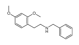 N-benzyl-2-(2,4-dimethoxyphenyl)ethanamine结构式