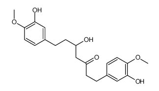 5-hydroxy-1,7-bis(3-hydroxy-4-methoxyphenyl)heptan-3-one Structure