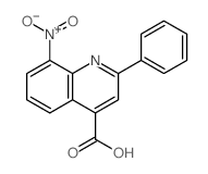 8-nitro-2-phenyl-quinoline-4-carboxylic acid Structure