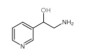 2-氨基-1-吡啶-3-基-乙醇结构式