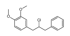 4-(2-chloro-3-phenylpropyl)-1,2-dimethoxybenzene Structure