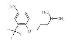 4-[3-(dimethylamino)propoxy]-3-(trifluoromethyl)aniline Structure