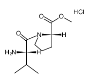 1-(L-valyl)-L-proline methyl ester monohydrochloride Structure