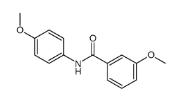 3-methoxy-N-(4-methoxyphenyl)benzamide Structure