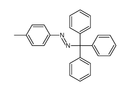 (4-methylphenyl)-trityldiazene结构式