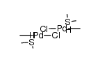 [Pd2(μ-Cl)2Me2(SMe2)2]结构式