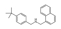 1-(4-tert-butylphenyl)-N-(naphthalen-1-ylmethyl)methanamine Structure