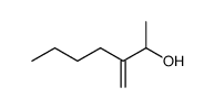 2-(1-Hydroxyethyl)-hex-1-en Structure