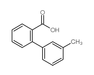 3-甲基[1,1-联苯]-2-羧酸结构式