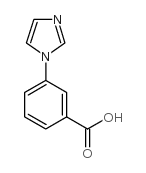 3-(1H-咪唑-1-基)苯甲酸结构式