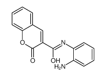 N-(2-aminophenyl)-2-oxochromene-3-carboxamide结构式