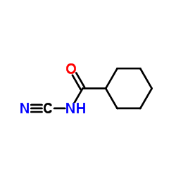 Cyclohexanecarboxamide, N-cyano- (9CI) structure