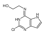 2-[(2-chloro-5H-pyrrolo[3,2-d]pyrimidin-4-yl)amino]ethanol Structure
