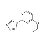 (9CI)-4-乙氧基-2-(1H-咪唑-1-基)-6-甲基嘧啶结构式