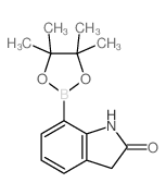 羟吲哚-7-硼酸频哪醇酯结构式
