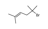 5-bromo-2,5-dimethyl-hex-2-ene结构式