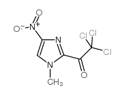 2,2,2-三氯-1-(1-甲基-4-硝基-1H-咪唑-2-基)乙酮结构式