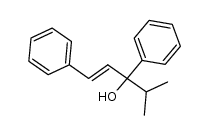 4-methyl-1,3-diphenylpent-1-en-3-ol Structure