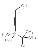 3-叔丁基二甲基甲硅烷基-2-丙炔-1-醇结构式