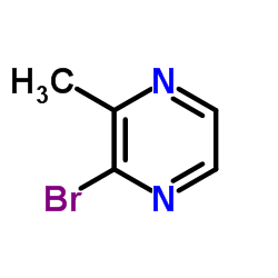2-溴-3-甲基吡嗪结构式
