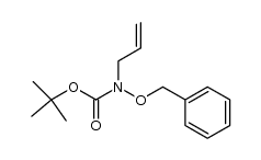 N-(phenylmethoxy)-N-2-propenylcarbamic acid 1,1-dimethylethyl ester Structure