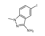 5-iodo-1-methyl-1H-indazol-3-amine结构式